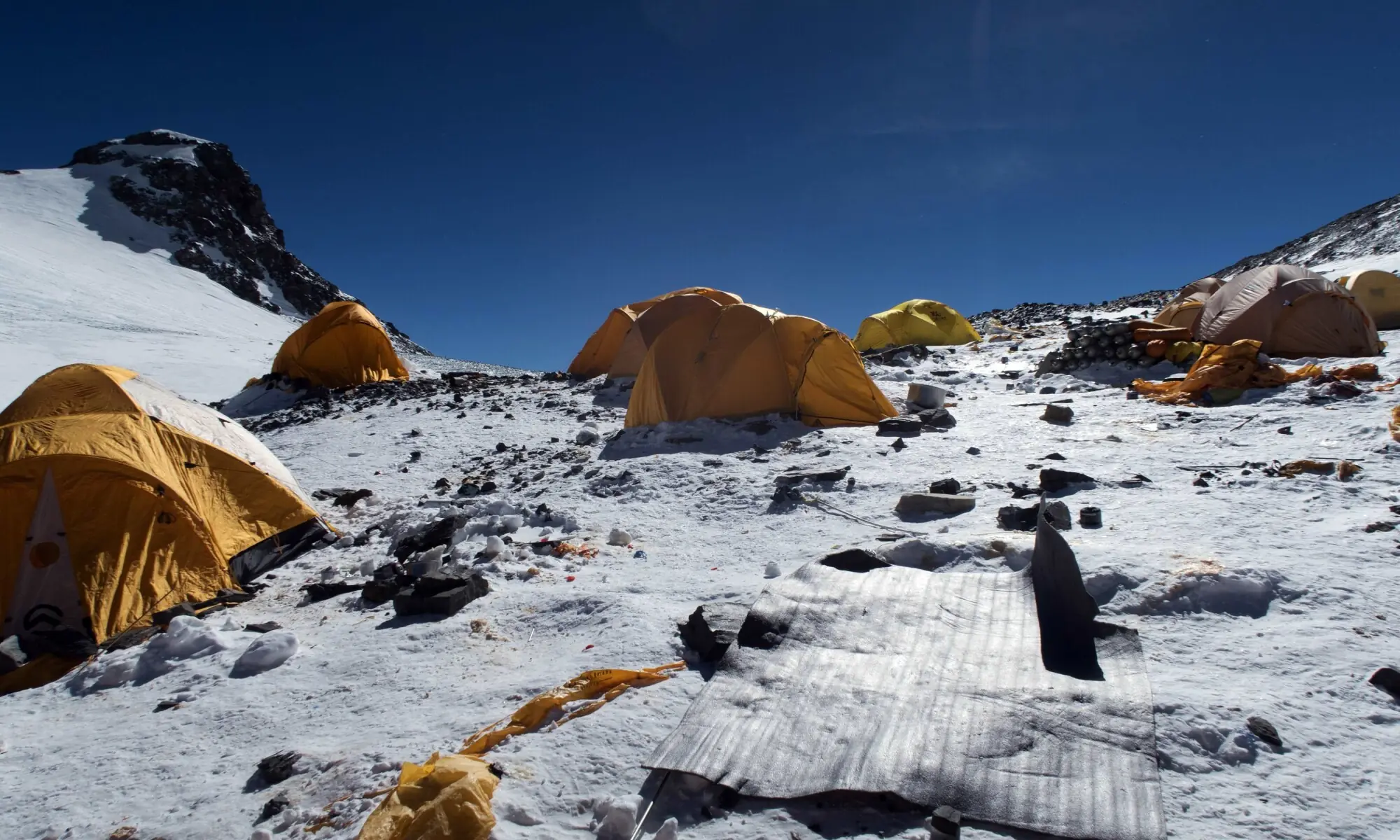 Decades of commercial mountaineering have turned Mount Everest into the world&rsquo;s highest rubbish dump as an increasing number of big-spending climbers pay little attention to the ugly footprint they leave behind. &mdash;AFP/file