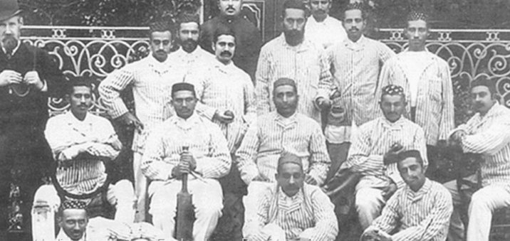 The first Indian Parsi cricket team that toured England in 1886 | Picture from the book