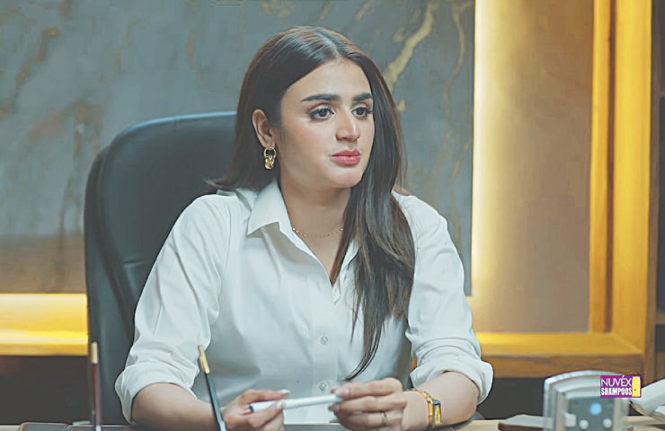 Hira Mani as the young working widow Shazmain
