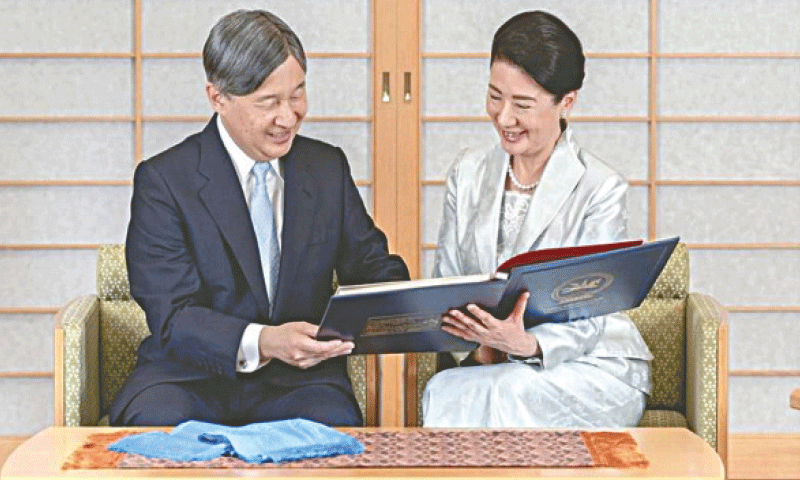 The Empress talks to the Emperor ahead of her 62nd birthday on Dec 3.—Courtesy The Japan News The Empress talks to the Emperor ahead of her 62nd birthday on Dec 3.—Courtesy The Japan News