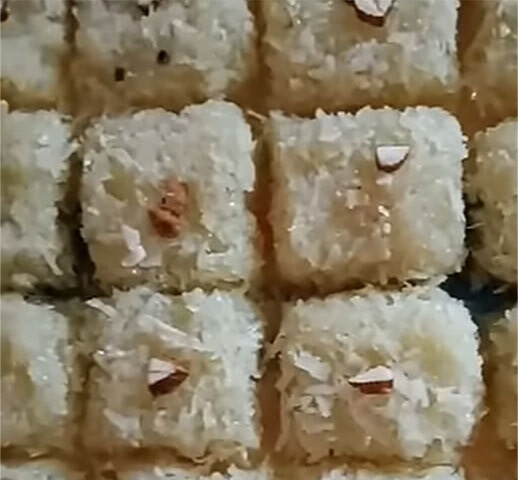 Coconut barfi
