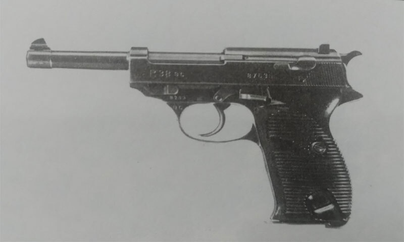 The weapon Said Akbar used for the assassination was a semi-automatic pistol of this model, German-made 9mm Walther P38, which he had bought from a tribesman in 1948, who was returning from the war in Kashmir | The Assassination of Liaquat Ali Khan: 1947-1952
