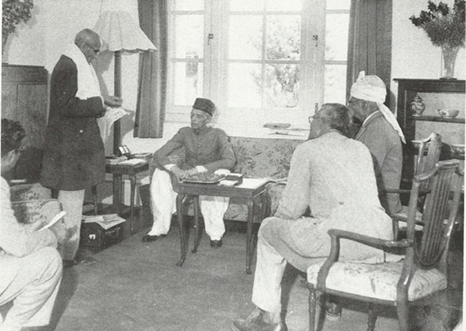 QUAID-I-AZAM with the leaders of the minorities.