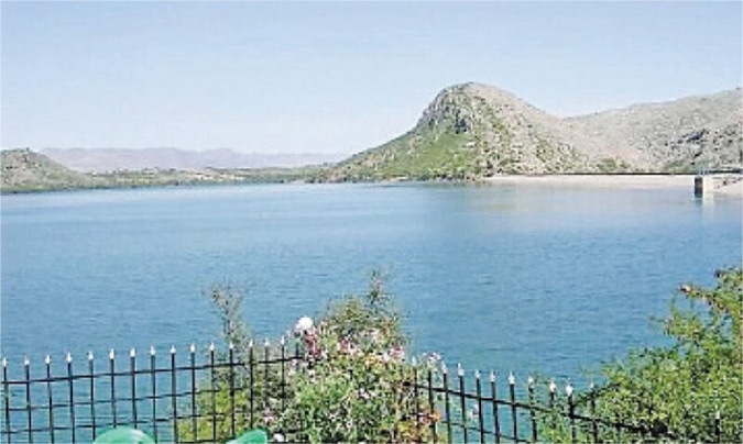 A view of Tanda Dam, Kohat. — Dawn