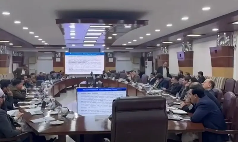 Khyber Pakhtunkhwa Chief Minister Sohail Afridi chairs a meeting of the provincial cabinet on Dec 30, 2025. — Photo courtesy infokpgovt/X Khyber Pakhtunkhwa Chief Minister Sohail Afridi chairs a meeting of the provincial cabinet on Dec 30, 2025. — Photo courtesy infokpgovt/X