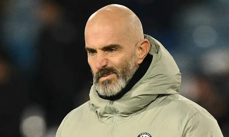 Chelsea&rsquo;s Italian head coach Enzo Maresca reacts during the warm up ahead of the English Premier League football match between Leeds United and Chelsea at Elland Road in Leeds, northern England, on December 3, 2025. &mdash; AFP/File