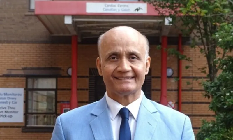Professor Syed Saeed Ashraf. — Photo courtesy Swansea Bay NHS website Professor Syed Saeed Ashraf. — Photo courtesy Swansea Bay NHS website