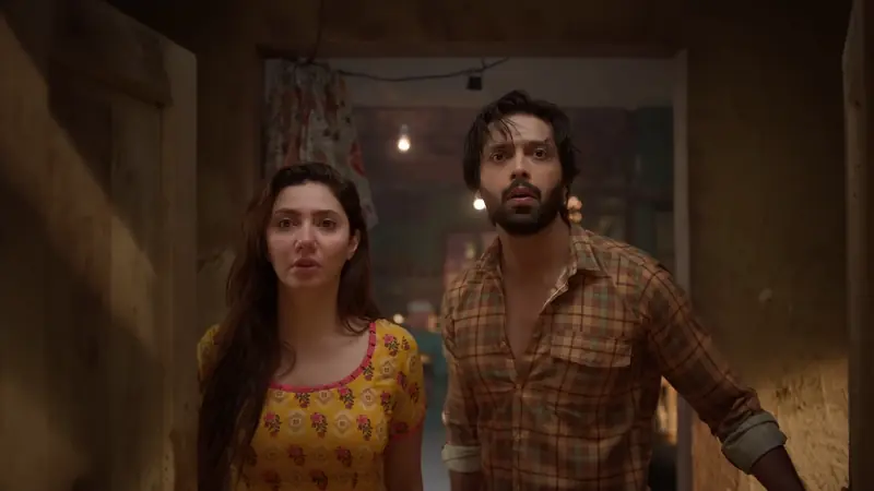 The teaser for Mahira Khan and Fahad Mustafa&rsquo;s Aag Lagay Basti Mein promises chaos