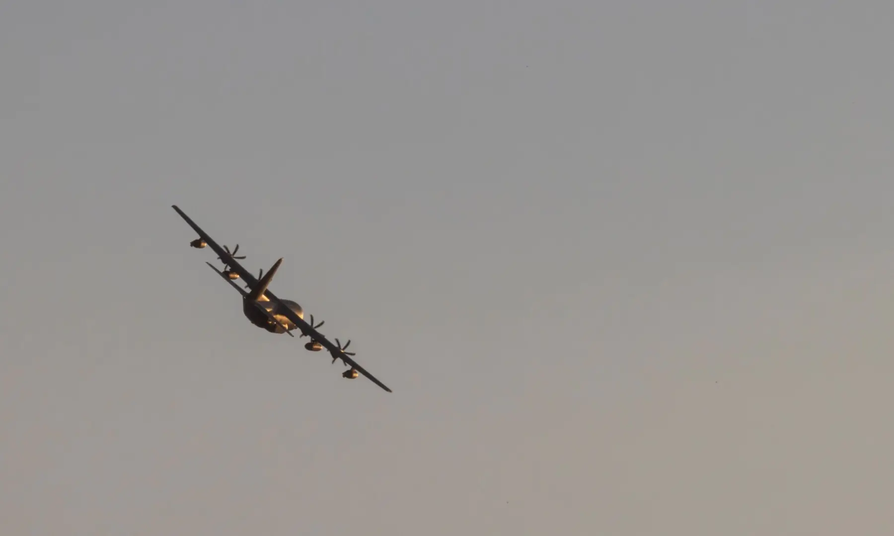 A US Coast Guard HC-130J aircraft overflies the former Roosevelt Roads naval base before landing. —Reuters