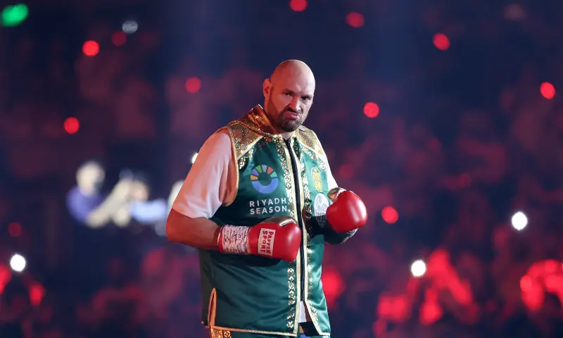 Tyson Fury arrives before his WBC Heavyweight Title fight against Francis Ngannou in Riyadh, Saudi Arabia on October 28, 2023. — Reuters/File Tyson Fury arrives before his WBC Heavyweight Title fight against Francis Ngannou in Riyadh, Saudi Arabia on October 28, 2023. — Reuters/File