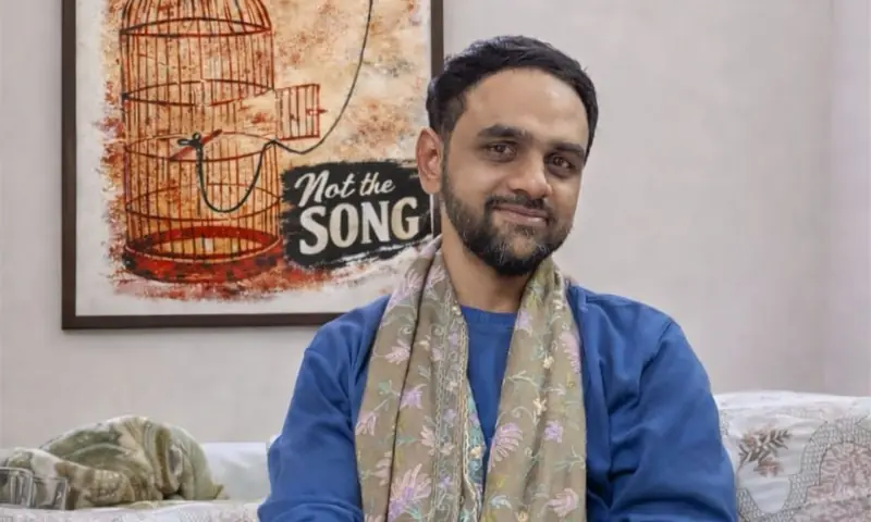 An undated photo of jailed Indian Muslim student leader Umar Khalid. &mdash; Facebook/UmarKhalidJNU