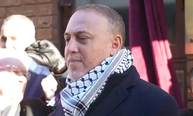 Palestinian Ambassador to the UK Husam Zomlot addresses a ceremony inaugurating the Palestinian Embassy in London, the UK on January 5. — Screengrab via X/@Reuters