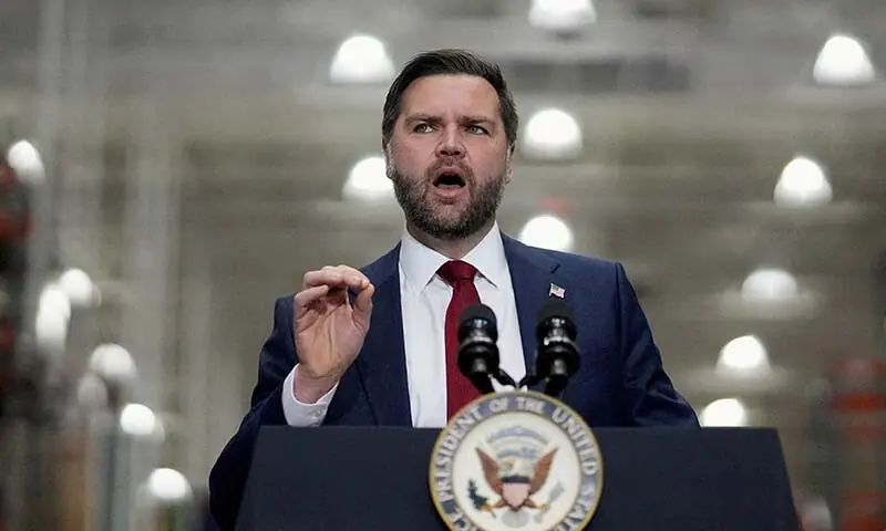 US Vice President JD Vance delivers remarks in Alburtis, Pennsylvania, the US on December 16. — Reuters US Vice President JD Vance delivers remarks in Alburtis, Pennsylvania, the US on December 16. — Reuters