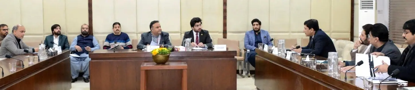 Sub-Committee of the Senate Functional Committee on Problems of Less Developed Areas met under the convenership of Senator Dinesh Kumar; review matters relating to the Evacuee Trust Property Board. —Photo Courtesy @SenatePakistan/X Sub-Committee of the Senate Functional Committee on Problems of Less Developed Areas met under the convenership of Senator Dinesh Kumar; review matters relating to the Evacuee Trust Property Board. —Photo Courtesy @SenatePakistan/X