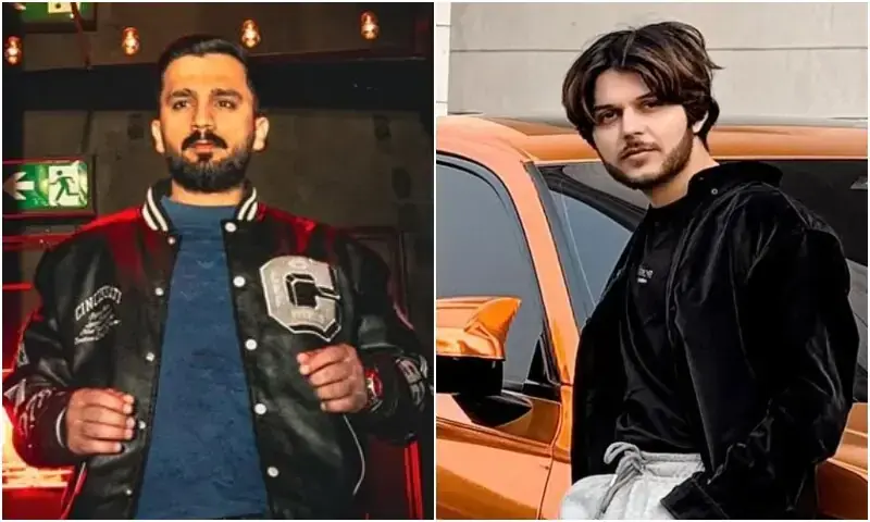 A combination photo showing content creators Rajab Butt and Nadeem Mubarak. &mdash; Instagram/@rajab.butt94/@nadeemmubarakofficial