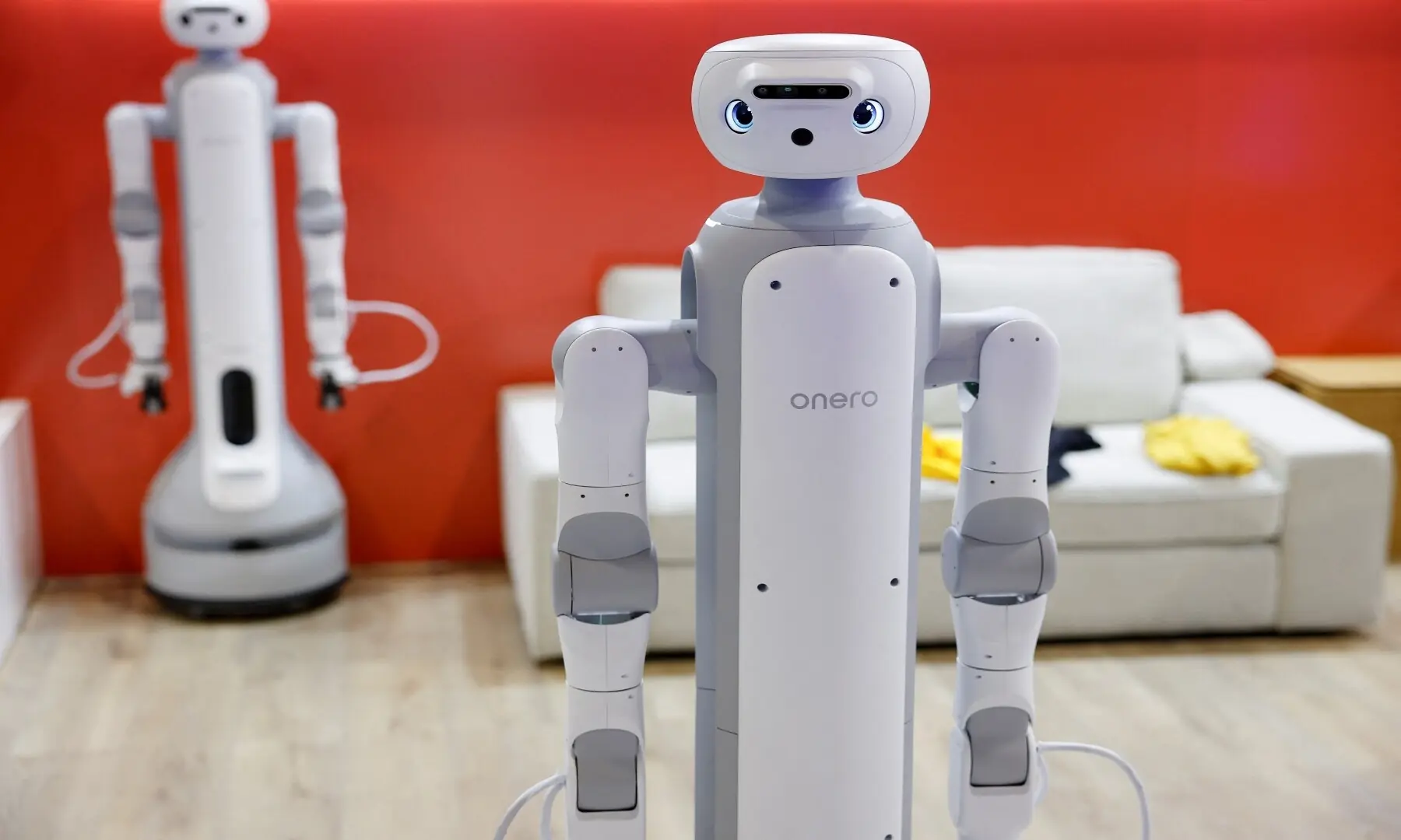 SwitchBot&rsquo;s Onero H1, which uses cameras, articulated arms and an on-device AI model to perform household tasks, is on display at the annual Consumer Electronics Show (CES) in Las Vegas, Nevada, on January 6, 2026. &mdash; Patrick T. Fallon / AFP