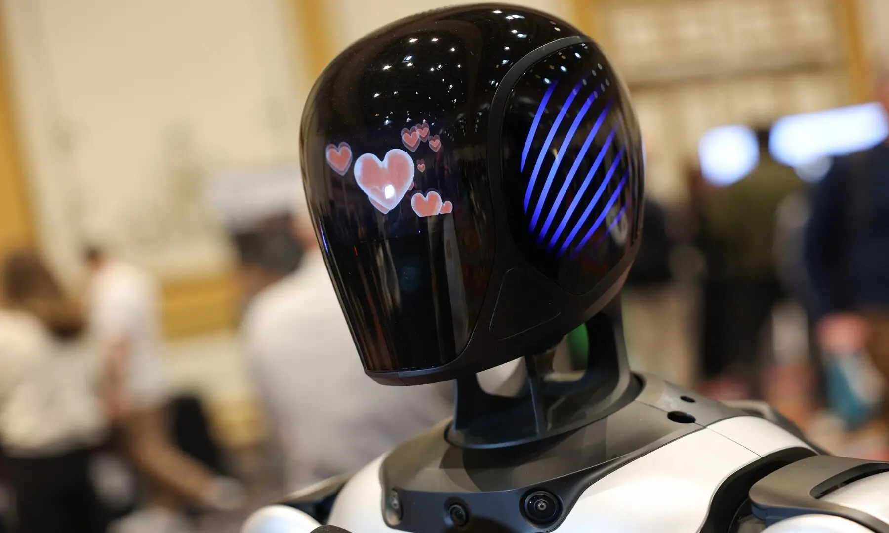 The Agibot A2 humanoid robot is demonstrated during Pepcom ahead of the annual Consumer Electronics Show (CES) in Las Vegas, Nevada on January 5, 2026. &mdash; Patrick T. Fallon / AFP
