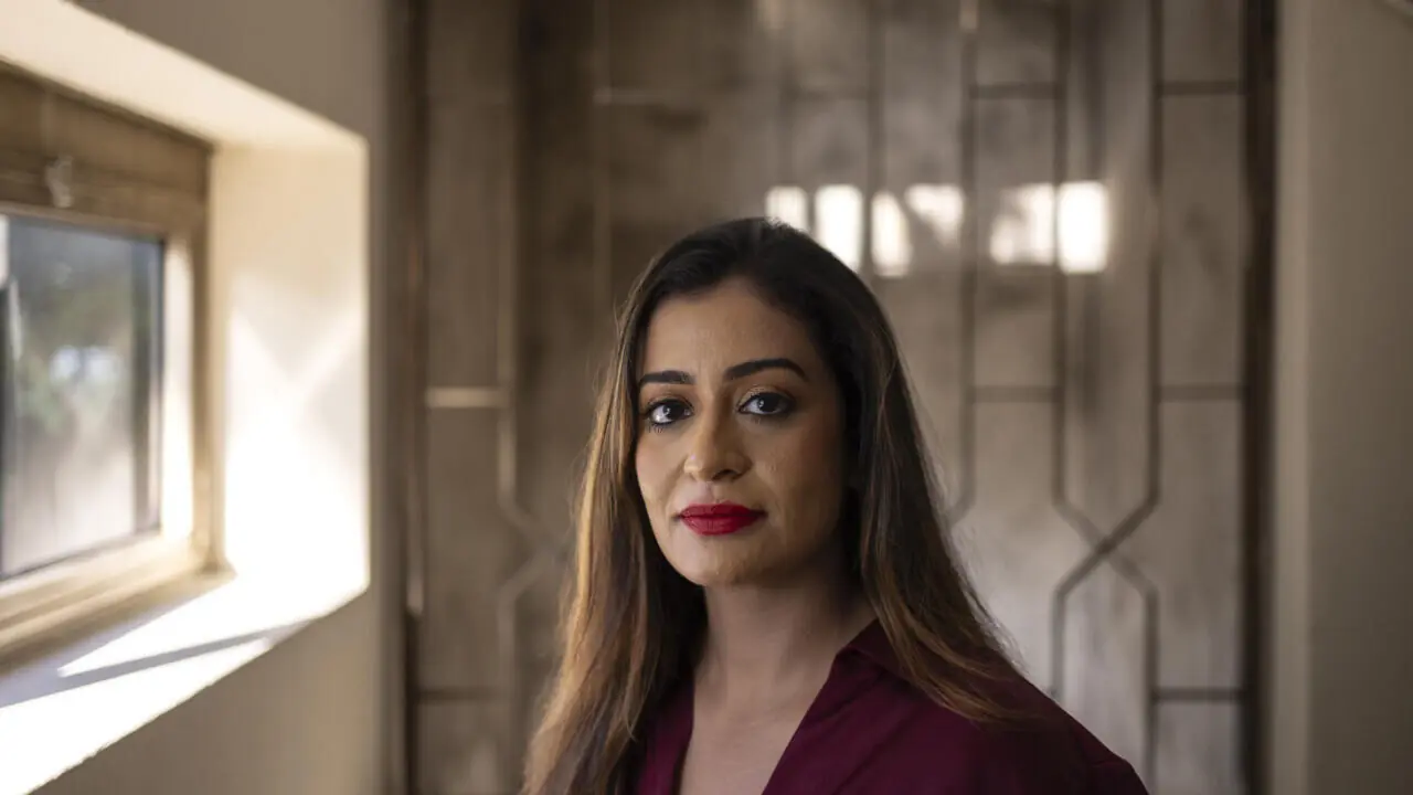  Indian director Hamisha Daryani Ahuja poses for a photograph in Lagos.&mdash;AFP/File 