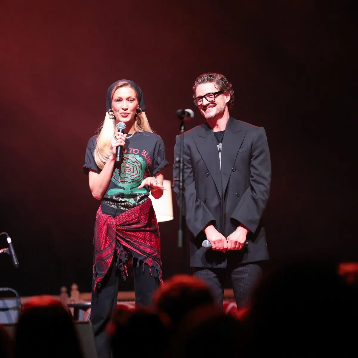Bella Hadid, Pedro Pascal, Chappell Roan and more raise $5.4m for children in Palestine and Sudan at LA benefit concert Bella Hadid, Pedro Pascal, Chappell Roan and more raise $5.4m for children in Palestine and Sudan at LA benefit concert