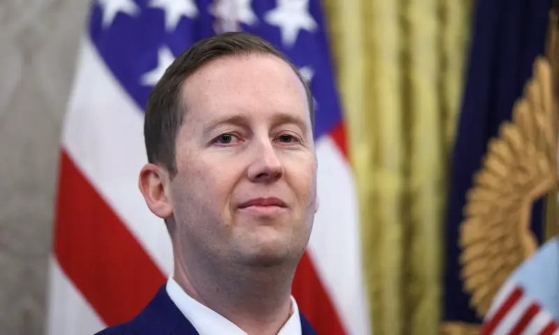 Sergio Gor attends his swearing-in ceremony to be US Ambassador to India, at the White House in Washington, DC, US on Nov 10, 2025. &mdash; Reuters/File
