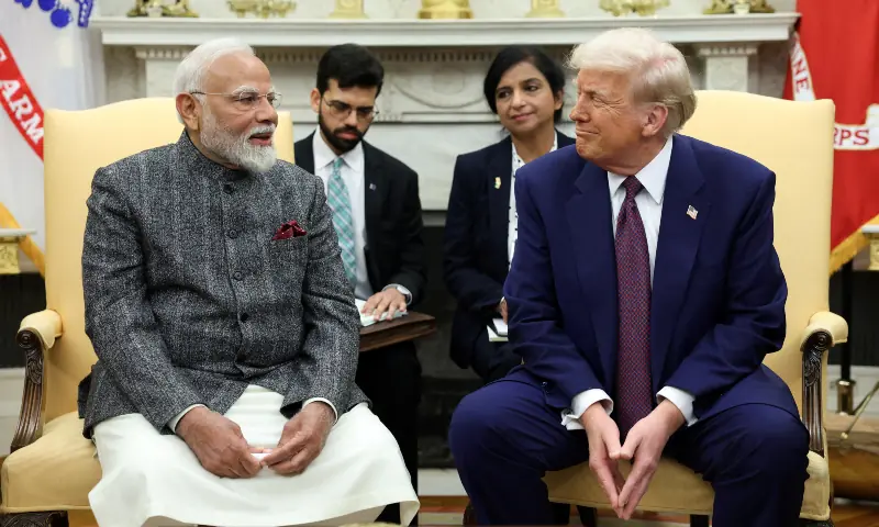 US President Donald Trump meets with Indian Prime Minister Narendra Modi at the White House in Washington, DC, US on February 13, 2025. — Reuters US President Donald Trump meets with Indian Prime Minister Narendra Modi at the White House in Washington, DC, US on February 13, 2025. — Reuters