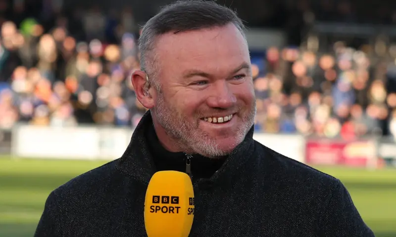 Former player Wayne Rooney before the match Soccer Football during the  FA Cup third Round at Macclesfield F.C. v Crystal Palace at Macclesfield, Britain on January 10, 2026. &mdash; Reuters
