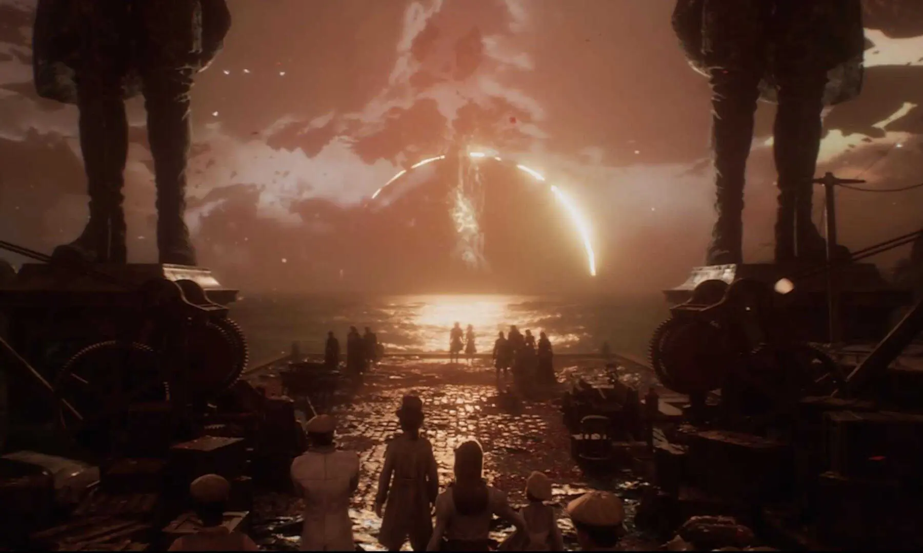 A screenshot of the gommage from Clair Obscur: Expedition 33. &mdash; Screengrab by author