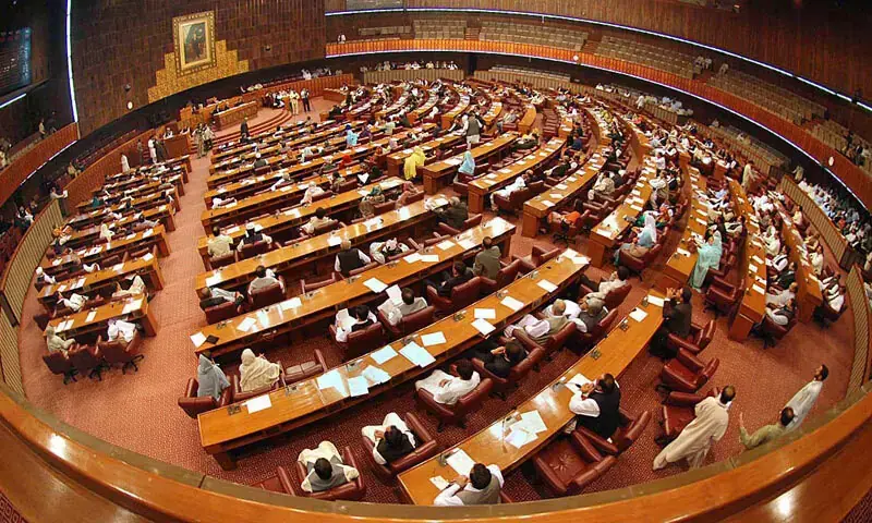 A view of the National Assembly. &mdash; Dawn/File