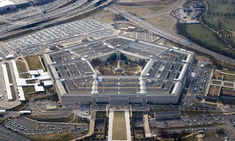 The Pentagon is seen from the air in Washington, US, March 3, 2022. — Reuters/File The Pentagon is seen from the air in Washington, US, March 3, 2022. — Reuters/File
