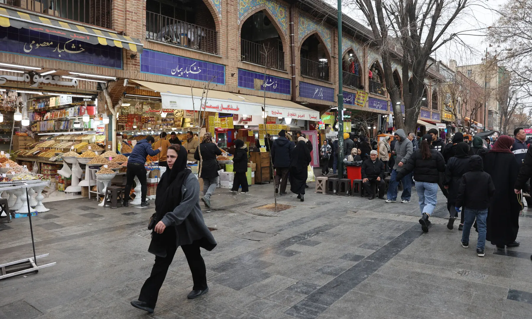 People walk in Tehran Grand Bazaar in Tehran, Iran on Jan 15, 2026. &mdash; West Asia News Agency via Reuters