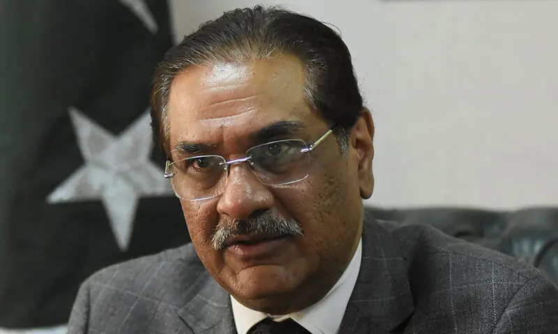Minister for Defence Production Muhammad Raza Hayat Harraj speaks during an interview with Reuters in Islamabad on January 14. &mdash; Reuters