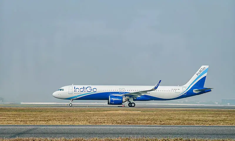 An image of an IndiGo aircraft. ─ Facebook/IndiGo