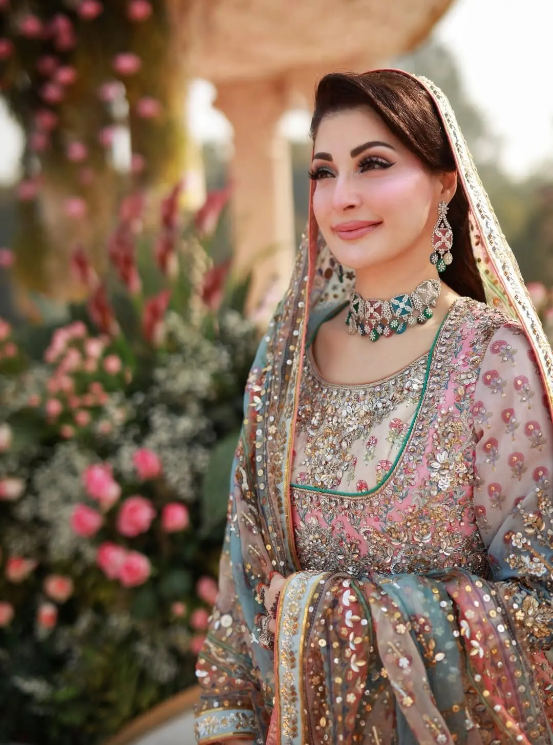  Maryam Nawaz Sharif in Nomi Ansari. Photo: Irfan Ahson/Instagram. 