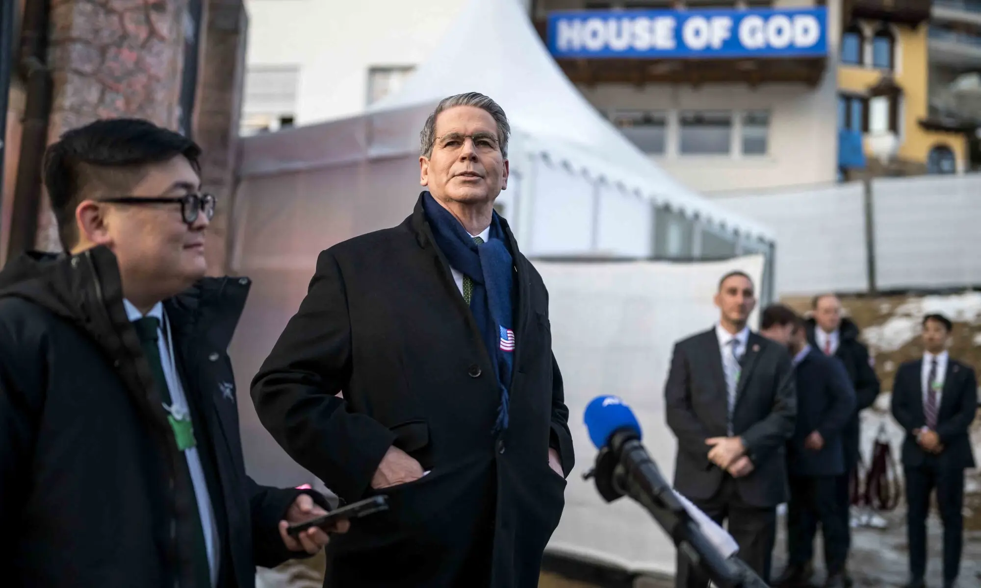 US Treasury Secretary Scott Bessent speaks during a press conference outside the USA House at the annual meeting of the World Economic Forum (WEF) in Davos on January 19, 2026. — AFP US Treasury Secretary Scott Bessent speaks during a press conference outside the USA House at the annual meeting of the World Economic Forum (WEF) in Davos on January 19, 2026. — AFP