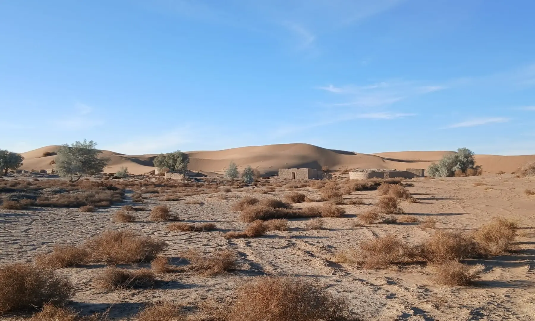 View of drought-stricken land in the Daak area of Balochistan&rsquo;s Nushki district, which has been affected by repeated spells of drought since 1997. &mdash; Akbar Notezai