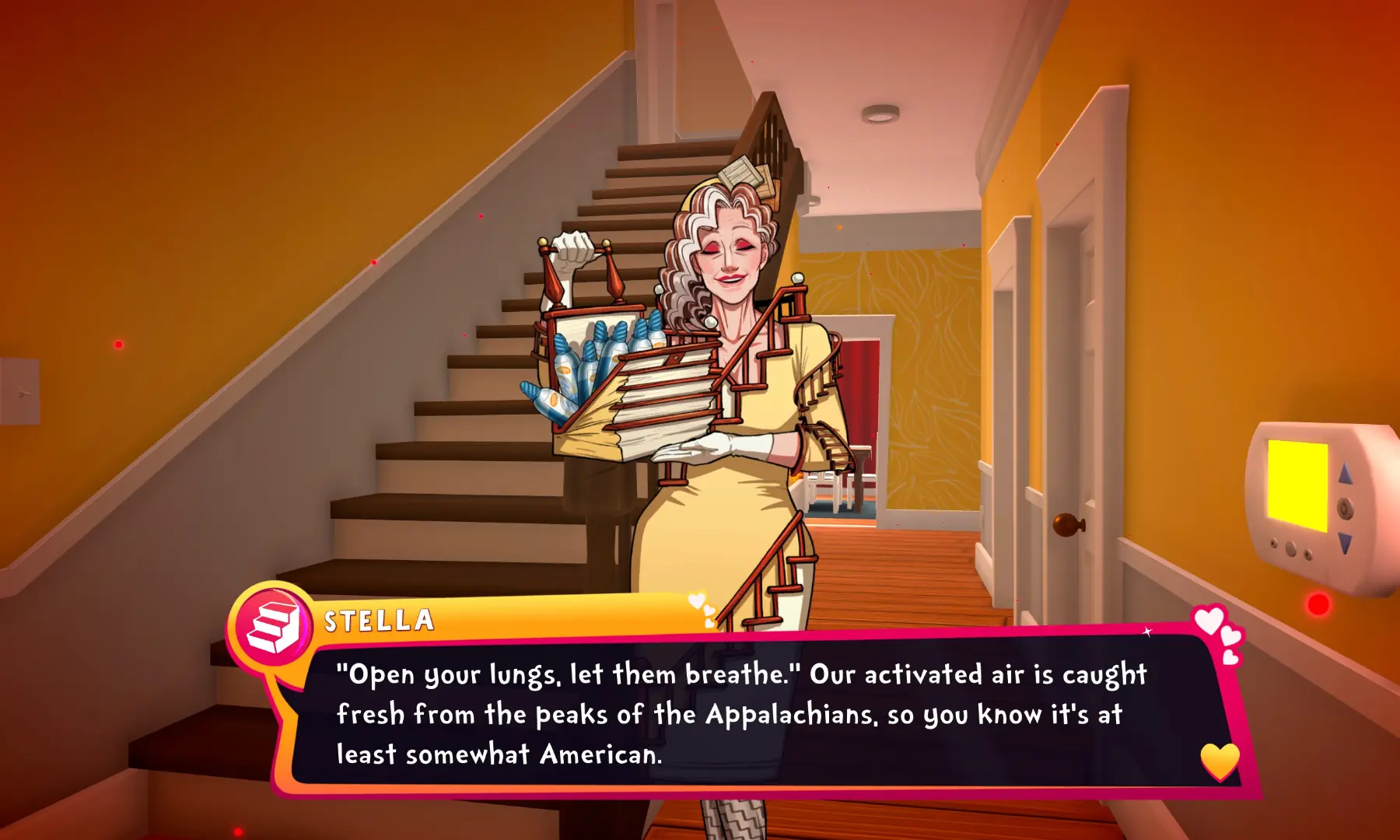Stella tries to recruit you. &ndash; screengrab by author