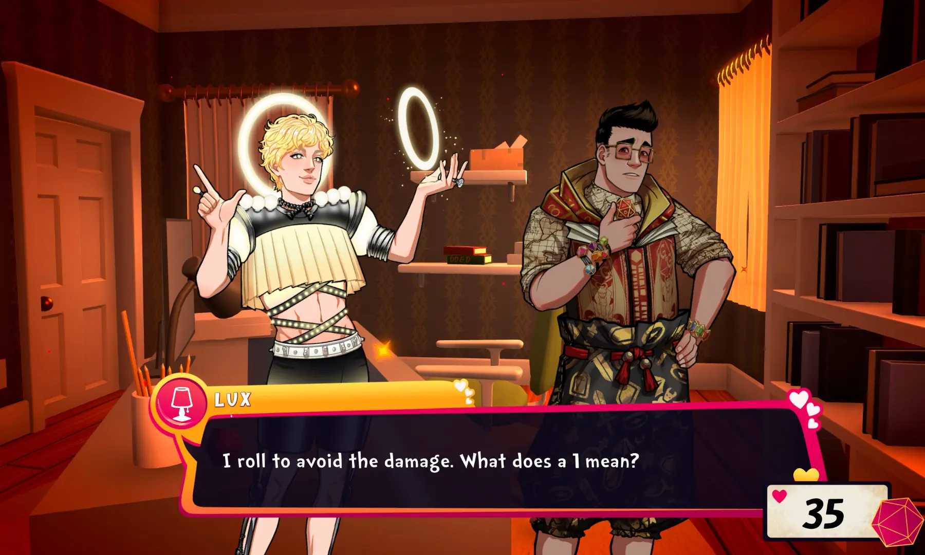 Chance the D20 GMs a game. &ndash; screengrab by author