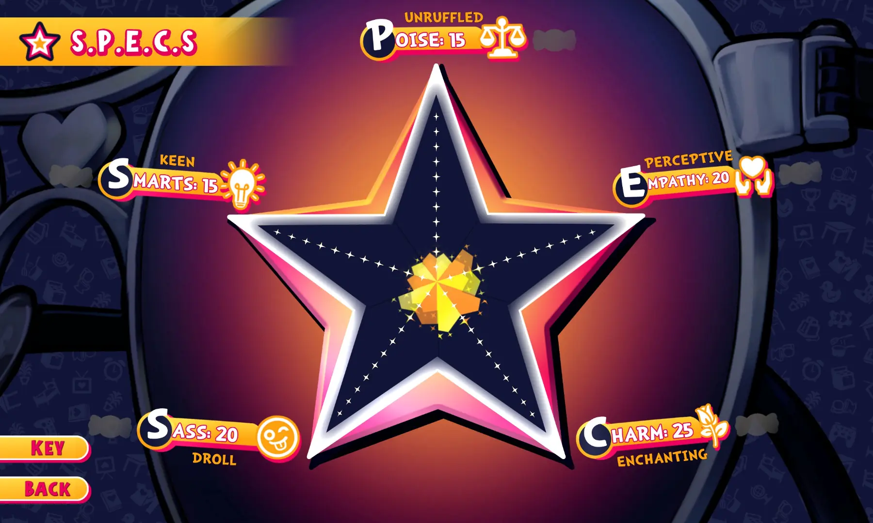 Building up SPECS. &ndash; screengrab by author