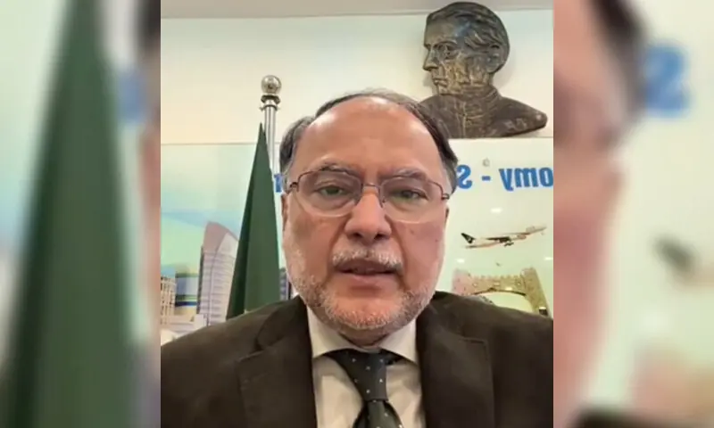 Ahsan Iqbal during a video message shared on X on Jan 22, 2026. — Screenshot via X Ahsan Iqbal during a video message shared on X on Jan 22, 2026. — Screenshot via X