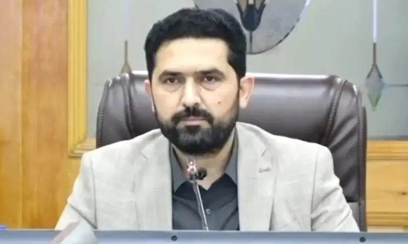 Khyber Pakhtunkhwa Sohail Afridi chairing a cabinet meeting on January 22. — Screengrab from video via X/@GovernmentKP Khyber Pakhtunkhwa Sohail Afridi chairing a cabinet meeting on January 22. — Screengrab from video via X/@GovernmentKP