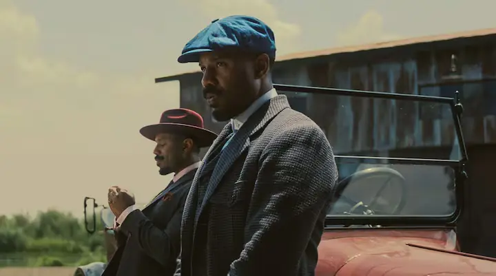  A scene from Sinners. The film broke the record for most nominations for a single feature. 