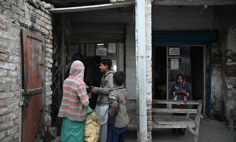 This photograph taken on January 8, 2026, shows an unlicensed clinic on the outskirts of Hyderabad. &mdash;AFP