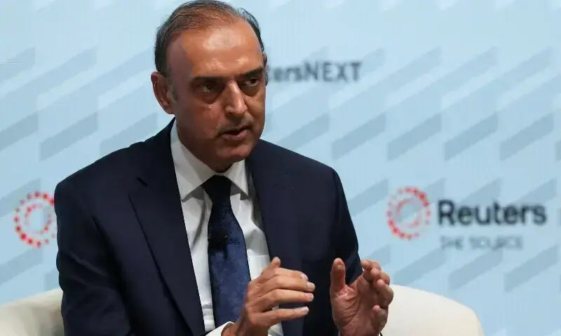 State Bank of Pakistan Governor Jameel Ahmad speaks at the Reuters NEXT Asia summit in Singapore, July 9. &mdash; Reuters/File