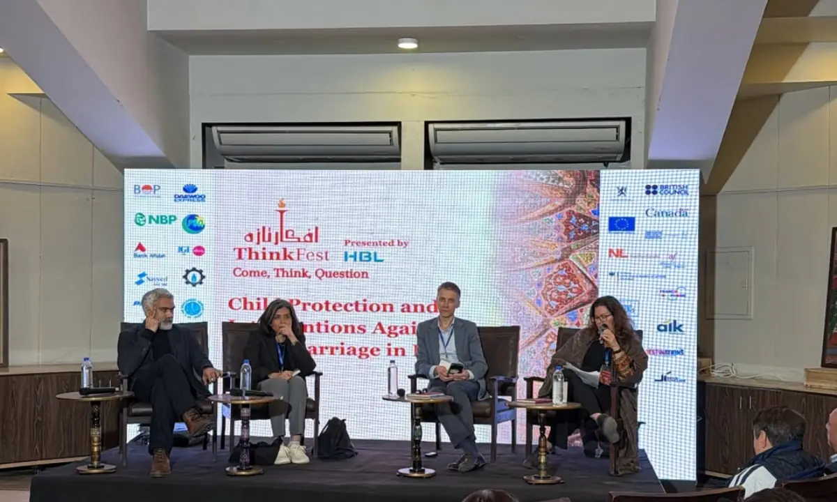 Panels on literature as resistance and child marriage in Pakistan held at Lahore&rsquo;s ThinkFest