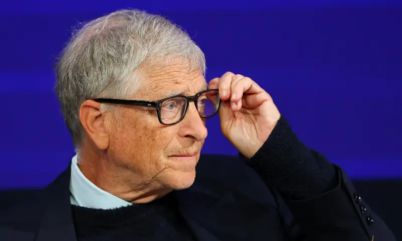 Bill Gates attends the 56th annual World Economic Forum (WEF) meeting in Davos, Switzerland, on January 21, 2026. &mdash; Reuters