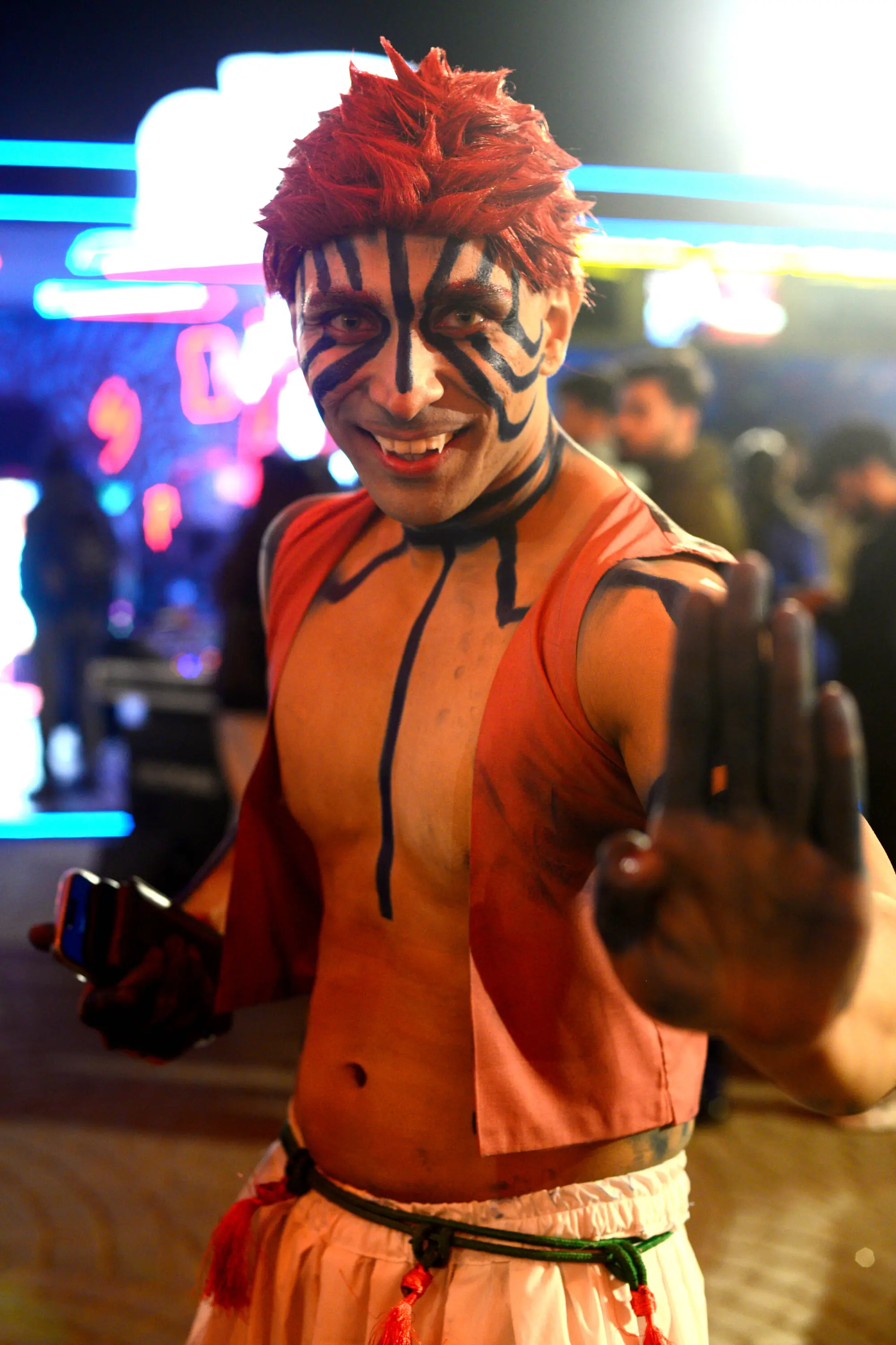  A very cold Akaza from Demon Slayer. Photo: Tahir Jamal/ White Star 