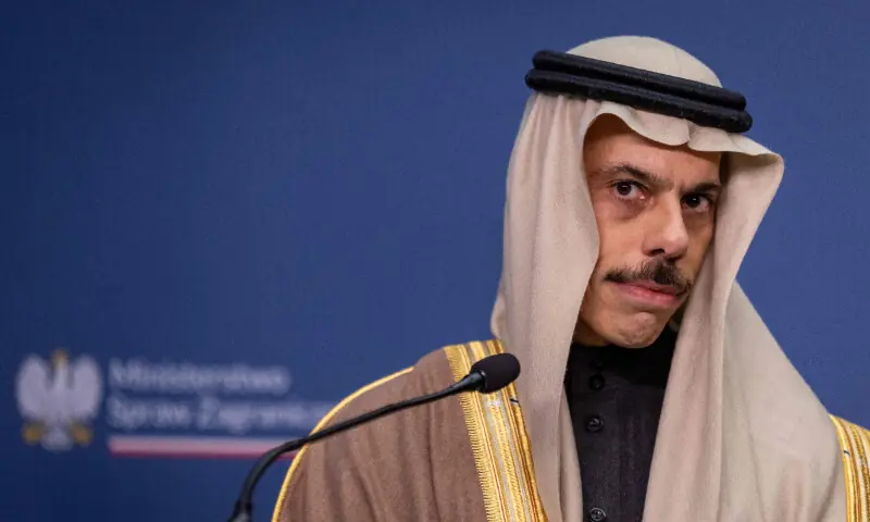 Saudi Arabia’s Foreign Affairs Minister Prince Faisal bin Farhan Al Saud in Warsaw, January 26, 2026. — AFP Saudi Arabia’s Foreign Affairs Minister Prince Faisal bin Farhan Al Saud in Warsaw, January 26, 2026. — AFP