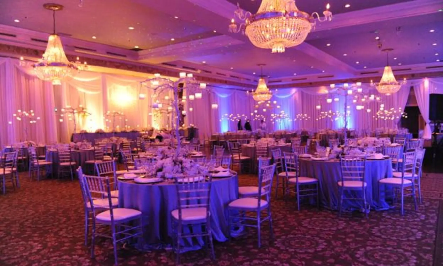 Generic image of a luxurious wedding hall in Karachi. — Instagram