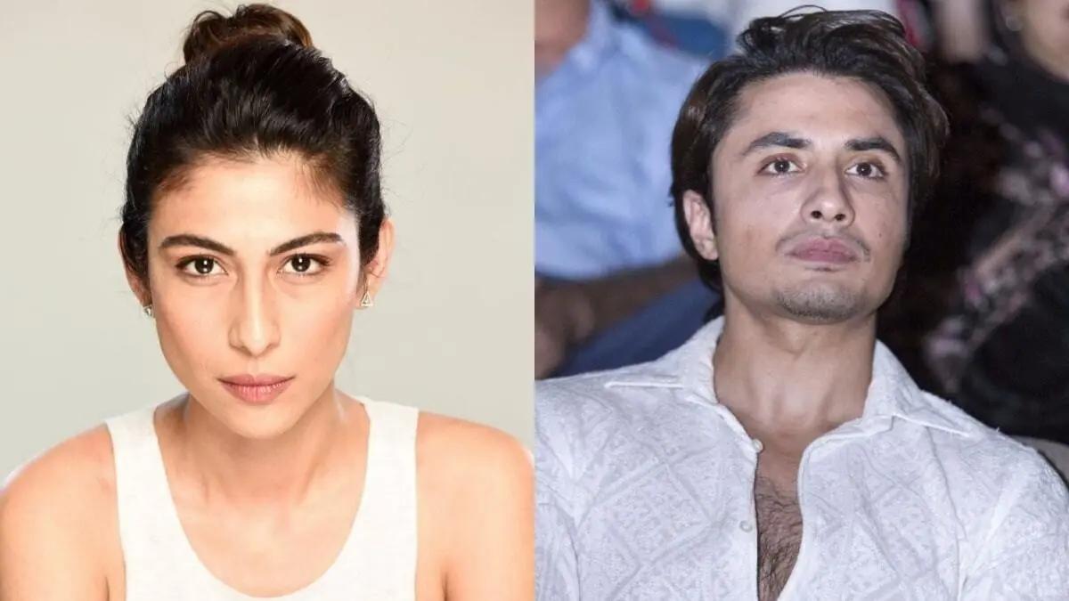 This combination photo shows singer Meesha Shafi and singer-actor Ali Zafar. &mdash; Photos via Facebook/File