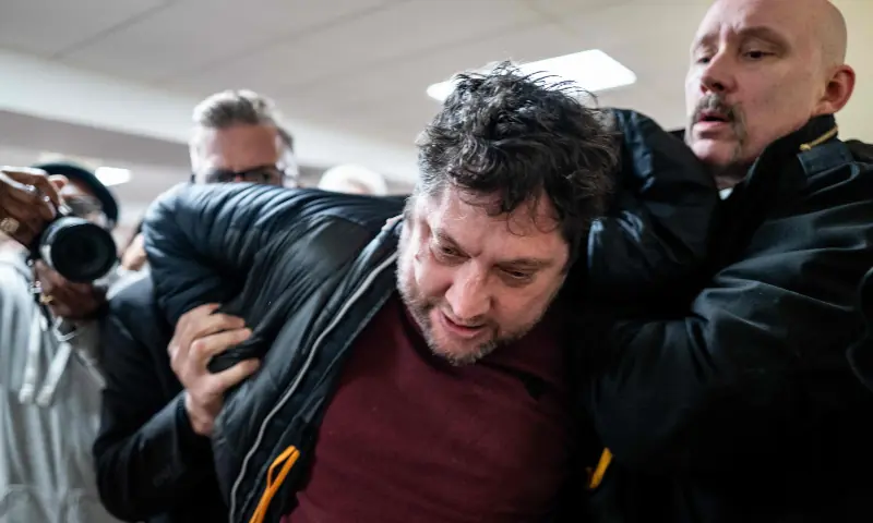 A person is subdued after attempting to attack Rep. Ilhan Omar during a town hall meeting at the Urban League Twin Cities facility on Jan 27, 2026 in Minneapolis, Minnesota. — AFP A person is subdued after attempting to attack Rep. Ilhan Omar during a town hall meeting at the Urban League Twin Cities facility on Jan 27, 2026 in Minneapolis, Minnesota. — AFP